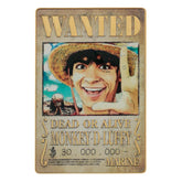 One Piece Ingot Luffy Wanted Poster Limited Edition - One Piece Figures