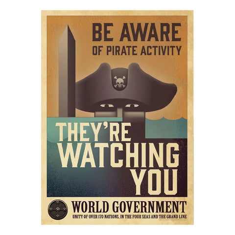 One Piece Art Print Be Aware Limited Edition 42 X 30 Cm - One Piece Figures