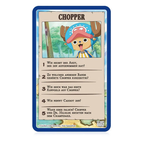 One Piece Card Game Top Trumps Quiz *German Version* - One Piece Figures