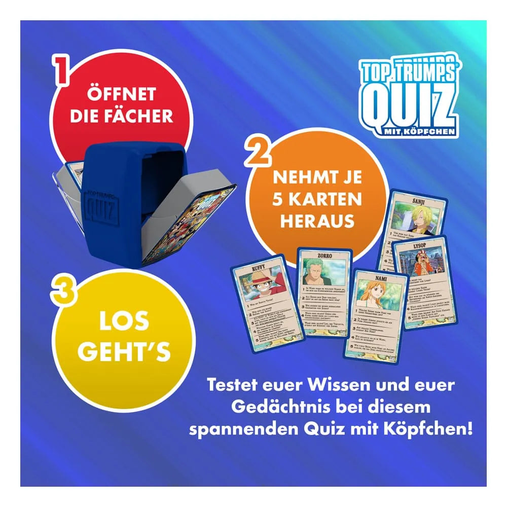 One Piece Card Game Top Trumps Quiz *German Version* - One Piece Figures