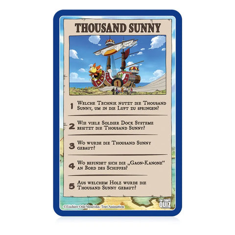 One Piece Card Game Top Trumps Quiz *German Version* - One Piece Figures