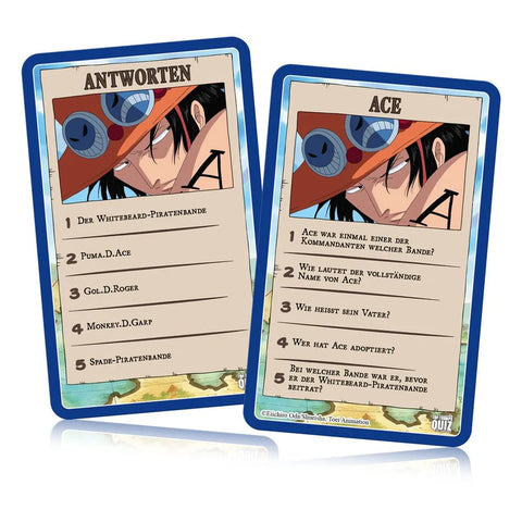 One Piece Card Game Top Trumps Quiz *German Version* - One Piece Figures