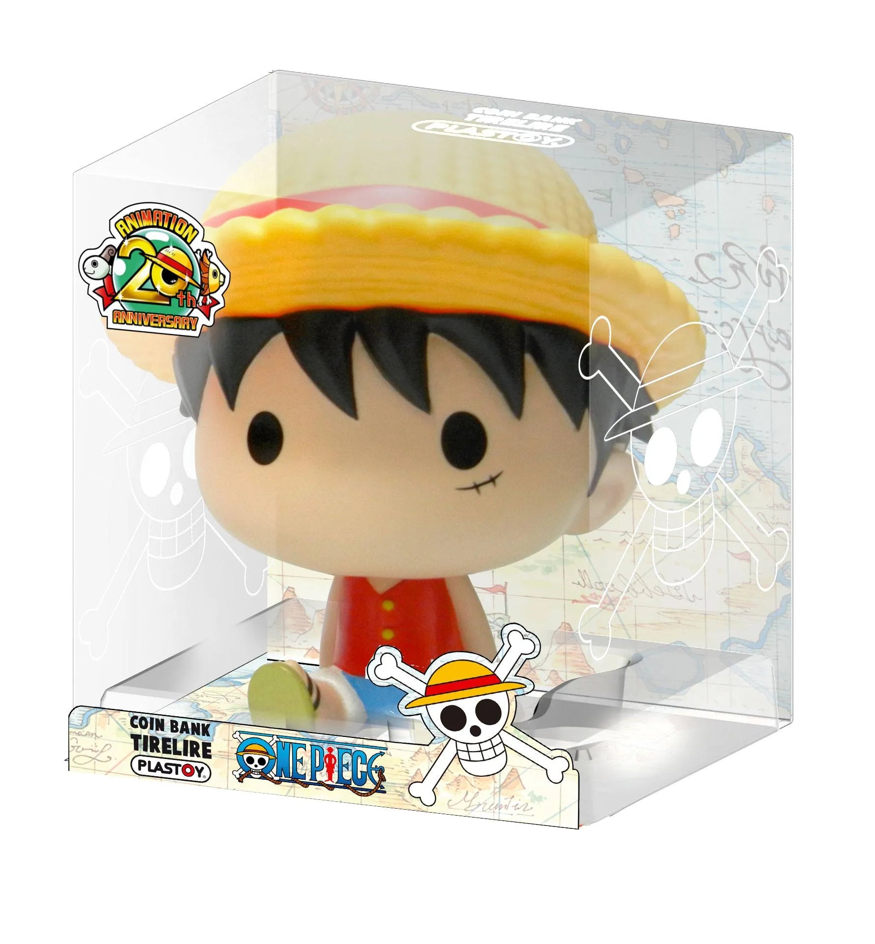 One Piece Chibi Bust Bank Luffy 15 Cm - One Piece Figures