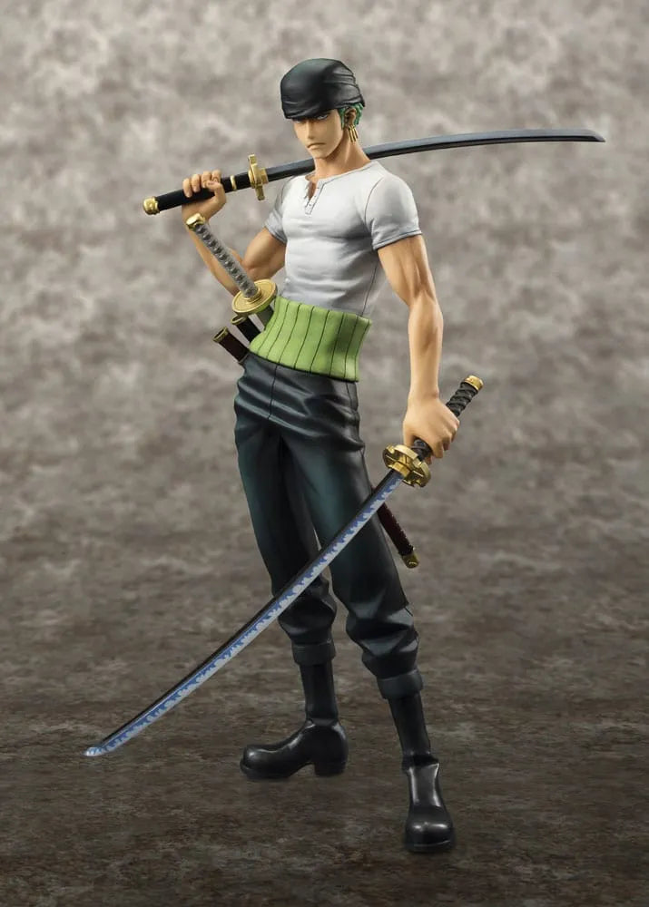 One Piece Excellent Model P.O.P PVC Statue NEO-DX Roronoa Zoro 10Th Limited Ver. 23 Cm - One Piece Figures