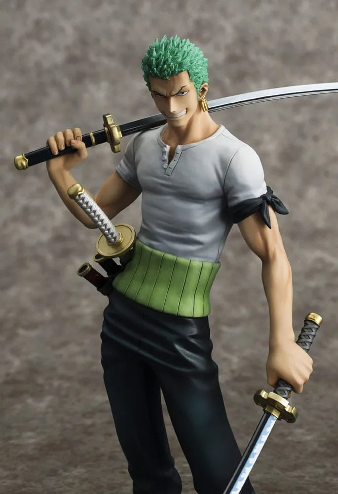 One Piece Excellent Model P.O.P PVC Statue NEO-DX Roronoa Zoro 10Th Limited Ver. 23 Cm - One Piece Figures