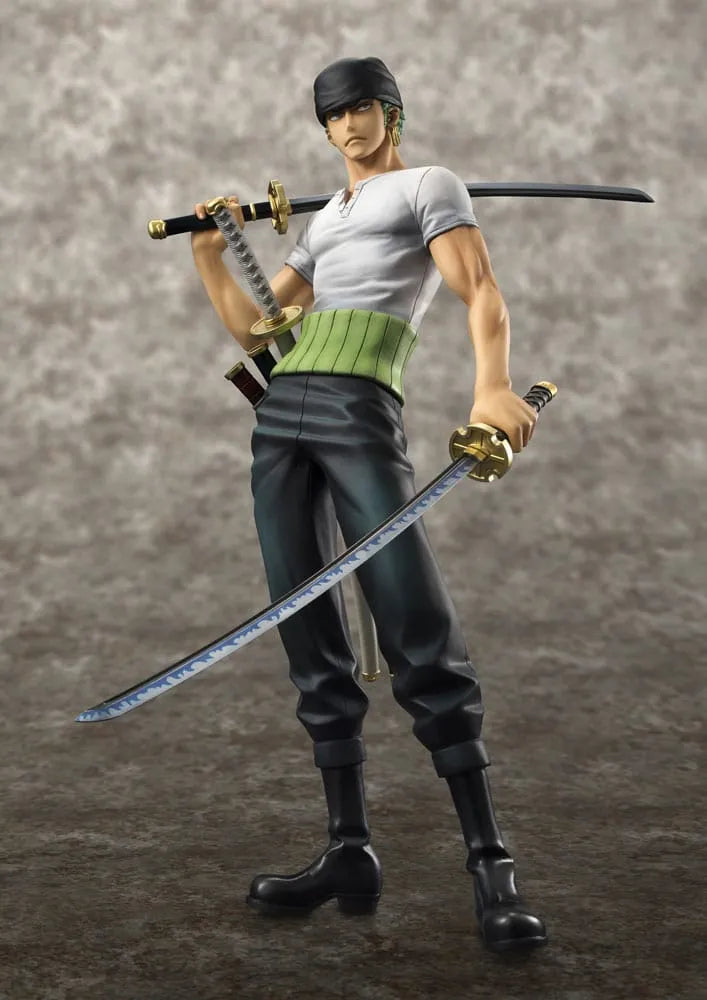 One Piece Excellent Model P.O.P PVC Statue NEO-DX Roronoa Zoro 10Th Limited Ver. 23 Cm - One Piece Figures