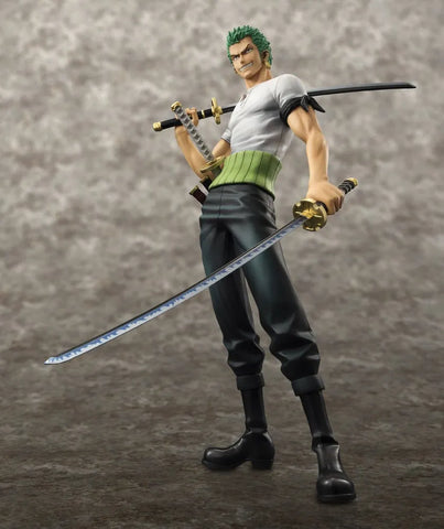 One Piece Excellent Model P.O.P PVC Statue NEO-DX Roronoa Zoro 10Th Limited Ver. 23 Cm - One Piece Figures