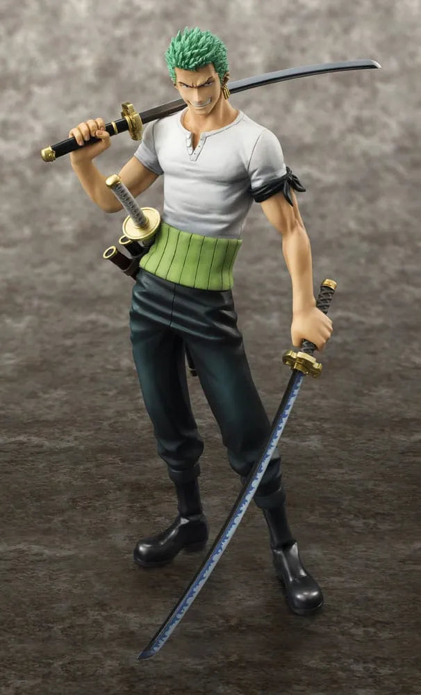 One Piece Excellent Model P.O.P PVC Statue NEO-DX Roronoa Zoro 10Th Limited Ver. 23 Cm - One Piece Figures