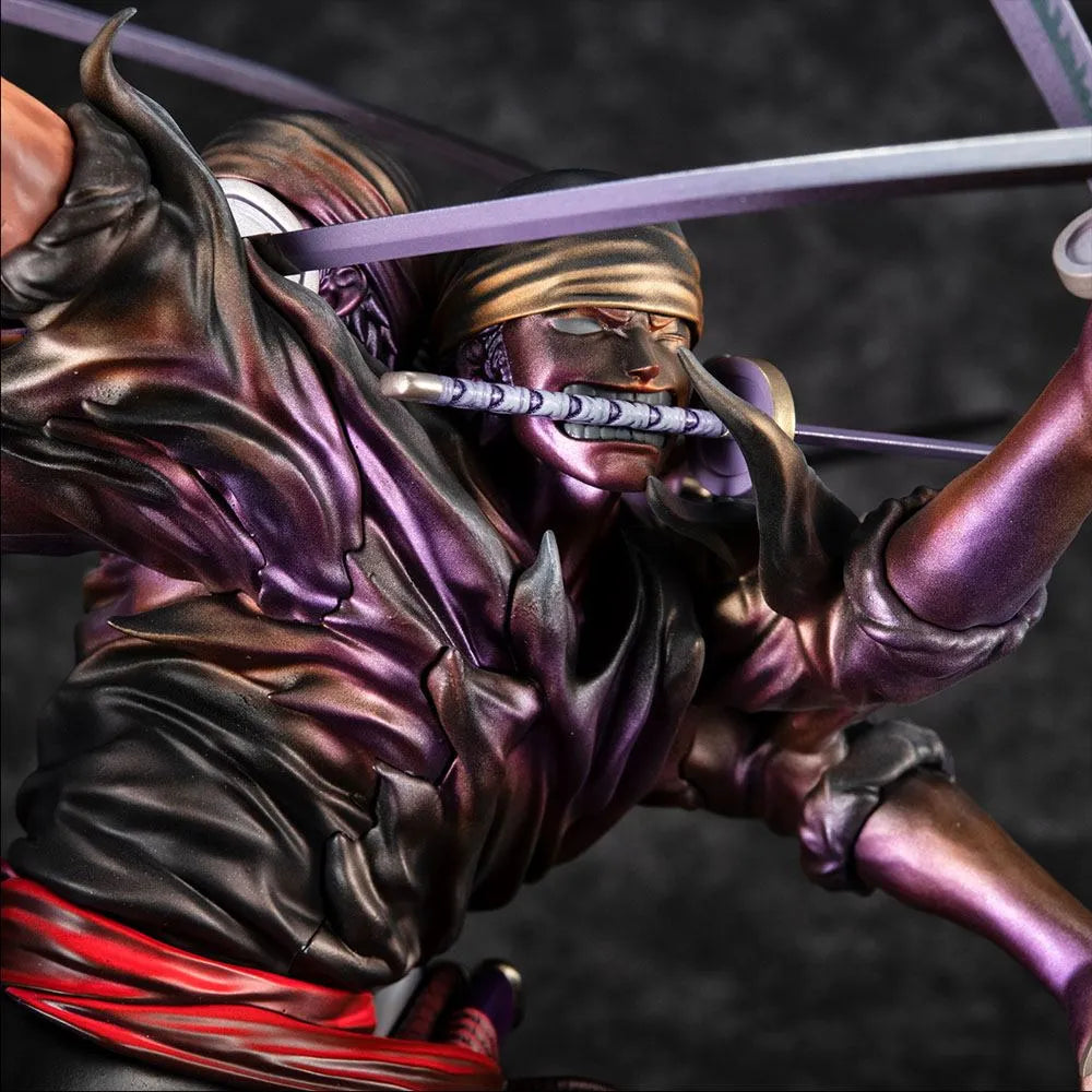 One Piece Excellent Model P.O.P PVC Statue SA-Maximum Roronoa Zoro Ver. Demon Spirit Kyuutouryuu Asura 17 Cm - One Piece Figures