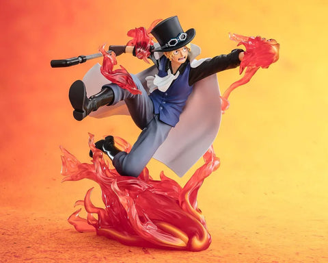 One Piece Figuarts ZERO Extra Battle PVC Statue Sabo Fire Fist Rook Check 19 Cm - One Piece Figures
