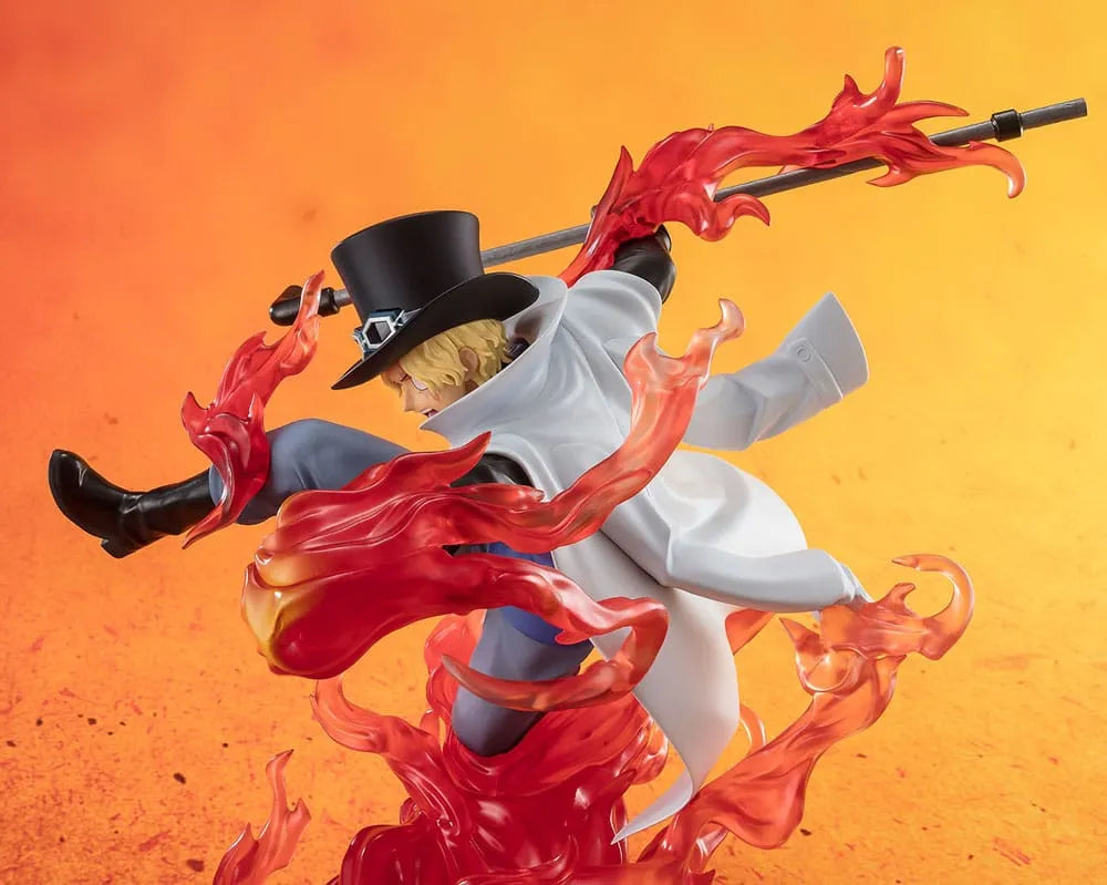 One Piece Figuarts ZERO Extra Battle PVC Statue Sabo Fire Fist Rook Check 19 Cm - One Piece Figures