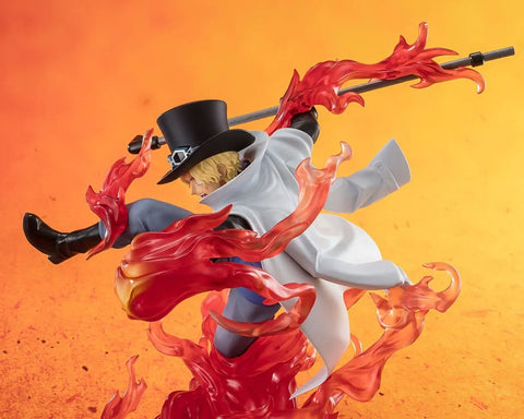 One Piece Figuarts ZERO Extra Battle PVC Statue Sabo Fire Fist Rook Check 19 Cm - One Piece Figures