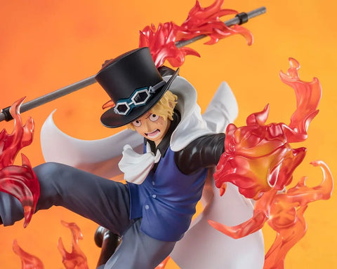 One Piece Figuarts ZERO Extra Battle PVC Statue Sabo Fire Fist Rook Check 19 Cm - One Piece Figures