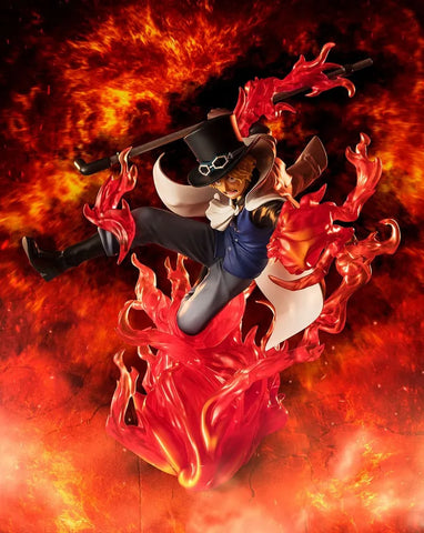 One Piece Figuarts ZERO Extra Battle PVC Statue Sabo Fire Fist Rook Check 19 Cm - One Piece Figures