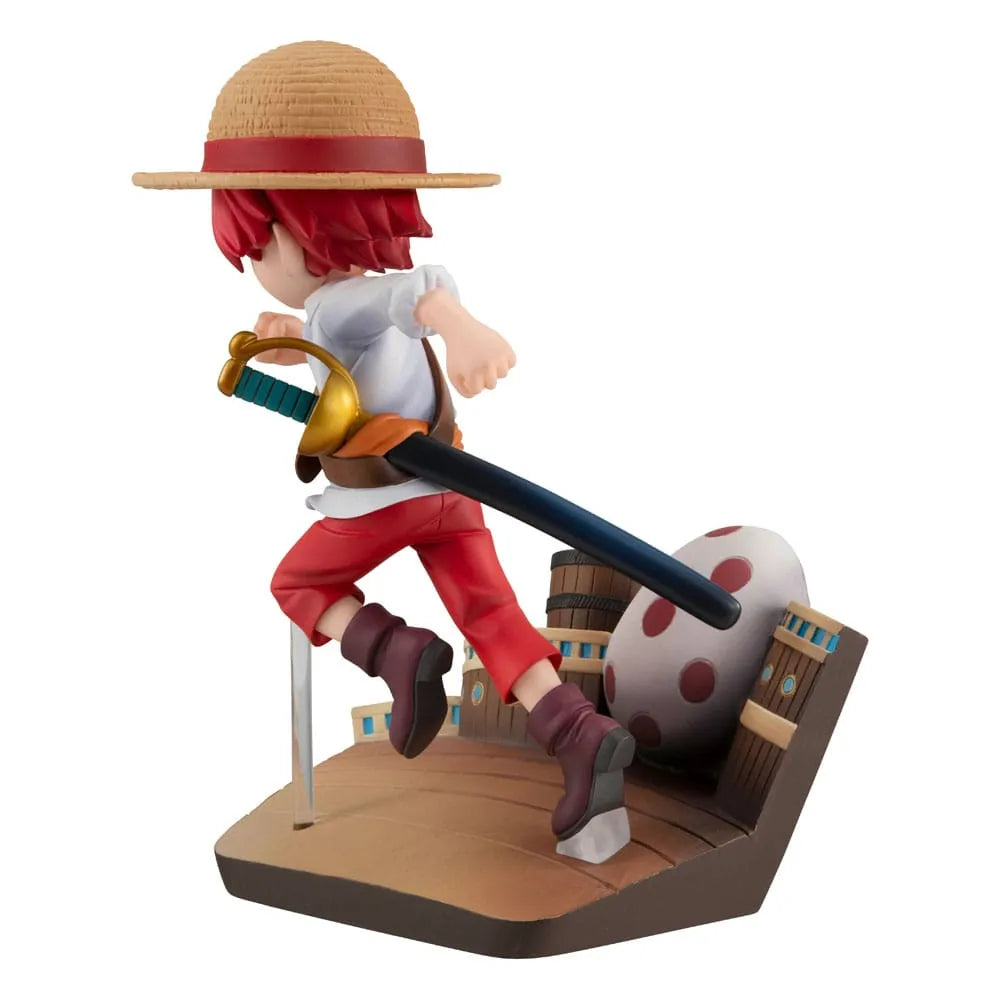 One Piece G.E.M. Series PVC Statue Shanks Run! Run! Run! 13 Cm - One Piece Figures