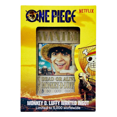 One Piece Ingot Luffy Wanted Poster Limited Edition - One Piece Figures