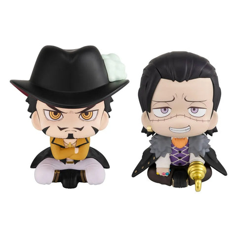 One Piece Look Up PVC Statues Dracule Mihawk & Crocodile 11 Cm (With Gift) - One Piece Figures