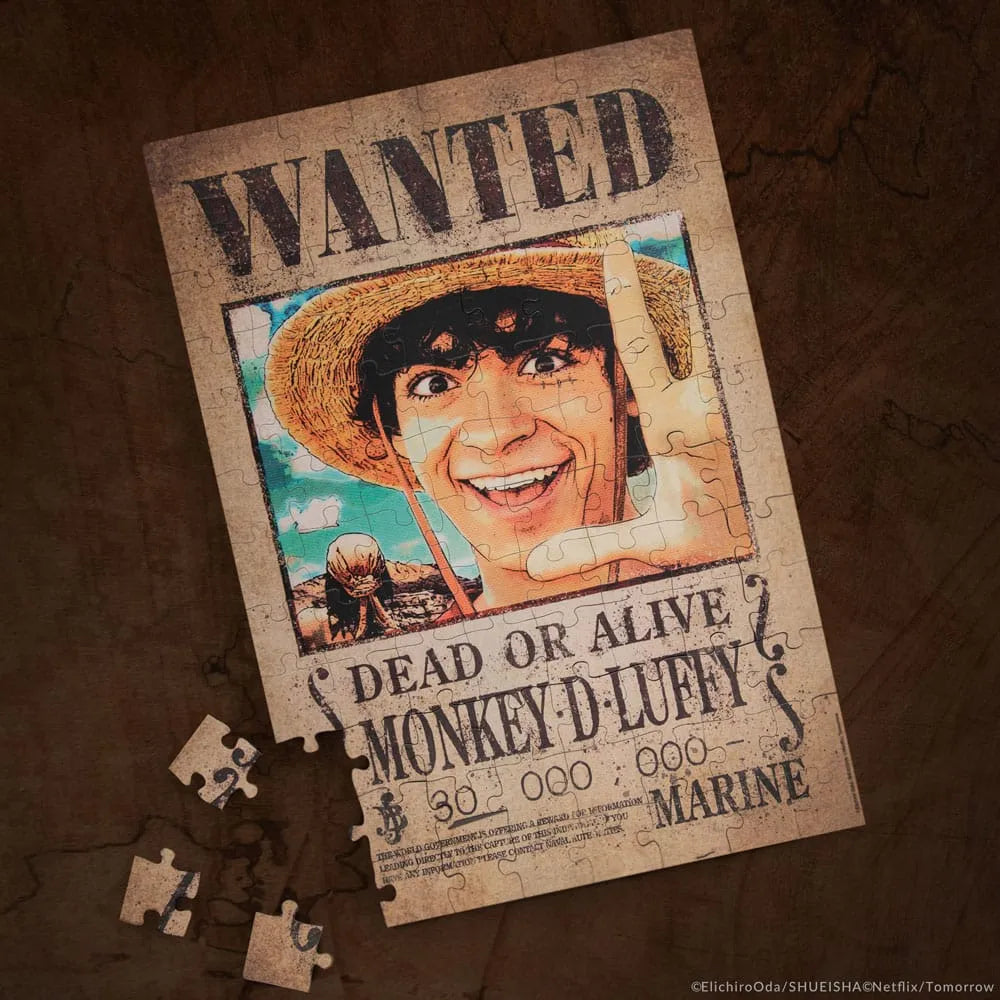 One Piece Magnetic Puzzle Wanted Luffy - One Piece Figures