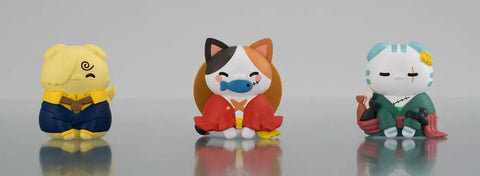 One Piece Mega Cat Project Trading Figure 3-Pack Nyan Piece Nyan! Happy Trio 2024 Limited Ver. 3 Cm - One Piece Figures