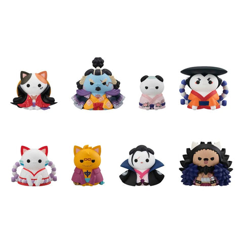 One Piece Mega Cat Project Trading Figure Nyanpiecenyan! Ver. Luffy In Wano Kuni 3 Cm (8) - One Piece Figures