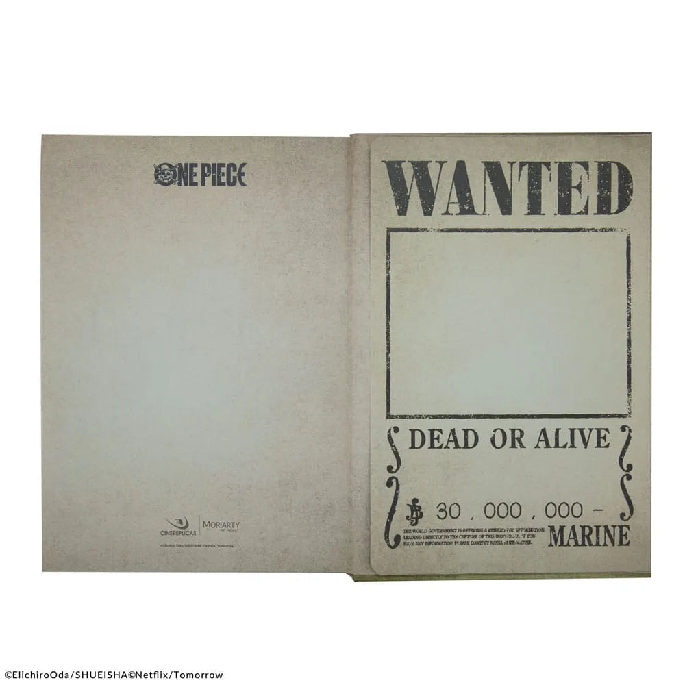 One Piece Notebook Wanted - One Piece Figures