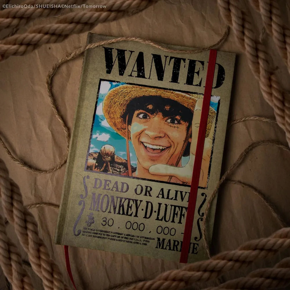 One Piece Notebook Wanted Posters - One Piece Figures