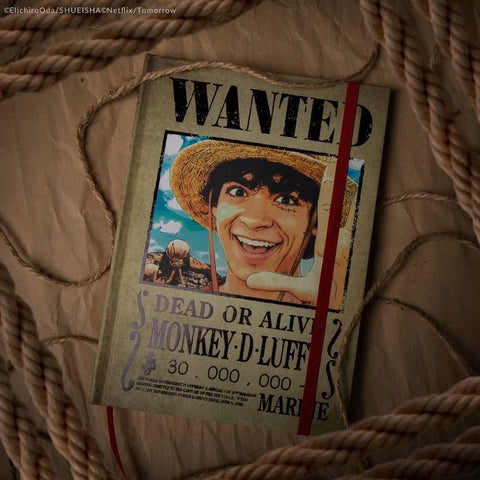 One Piece Notebook Wanted Posters - One Piece Figures
