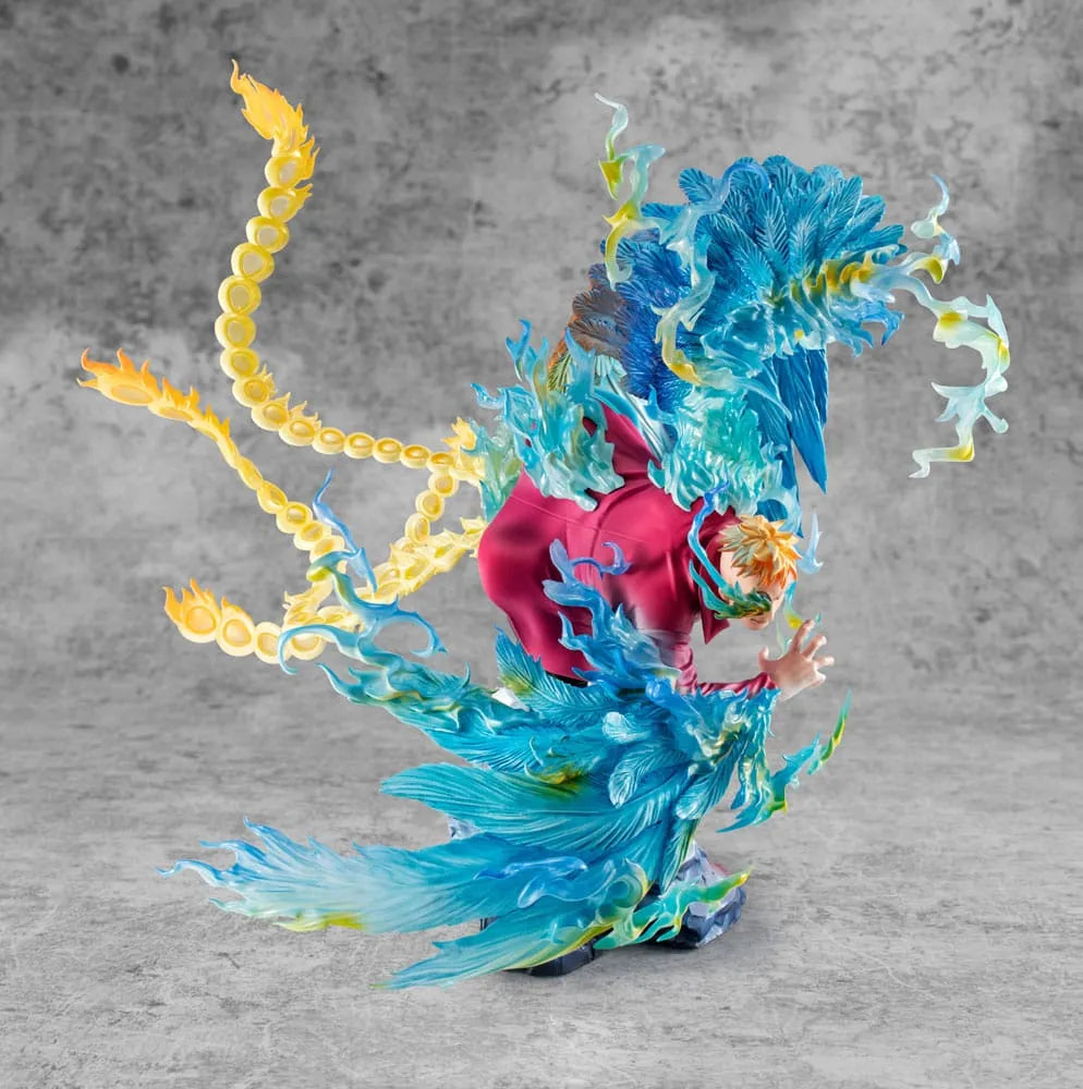 One Piece P.O.P MAS Maximum PVC Statue Marco The Phoenix Leader Of 1St Group Of Whitebeard Pirates 32 Cm - One Piece Figures