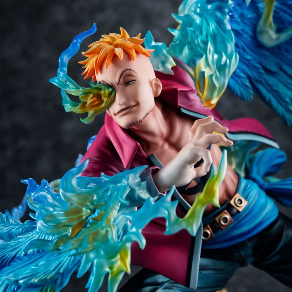 One Piece P.O.P MAS Maximum PVC Statue Marco The Phoenix Leader Of 1St Group Of Whitebeard Pirates 32 Cm - One Piece Figures