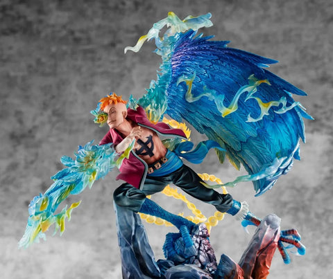 One Piece P.O.P MAS Maximum PVC Statue Marco The Phoenix Leader Of 1St Group Of Whitebeard Pirates 32 Cm - One Piece Figures