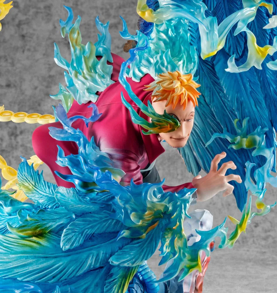 One Piece P.O.P MAS Maximum PVC Statue Marco The Phoenix Leader Of 1St Group Of Whitebeard Pirates 32 Cm - One Piece Figures