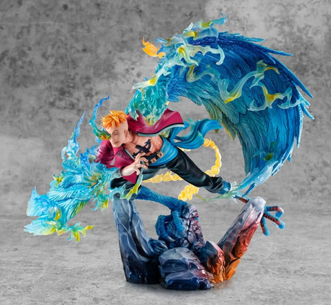 One Piece P.O.P MAS Maximum PVC Statue Marco The Phoenix Leader Of 1St Group Of Whitebeard Pirates 32 Cm - One Piece Figures