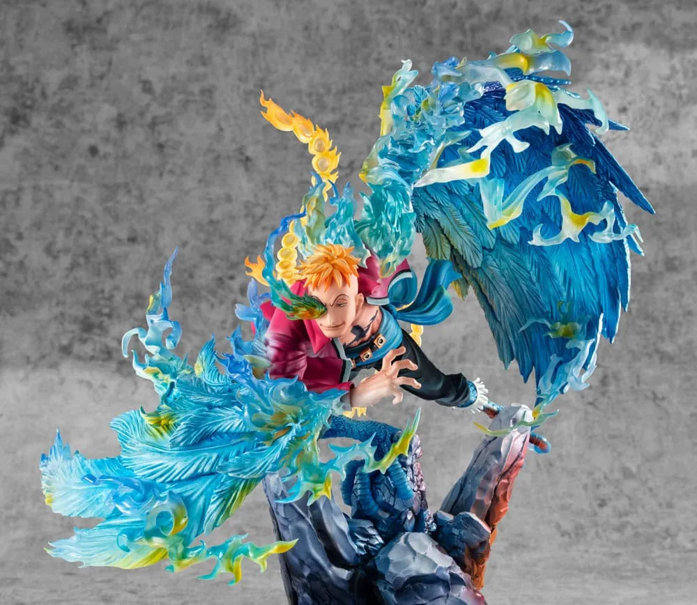 One Piece P.O.P MAS Maximum PVC Statue Marco The Phoenix Leader Of 1St Group Of Whitebeard Pirates 32 Cm - One Piece Figures