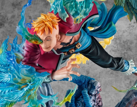 One Piece P.O.P MAS Maximum PVC Statue Marco The Phoenix Leader Of 1St Group Of Whitebeard Pirates 32 Cm - One Piece Figures