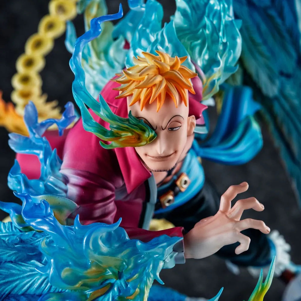 One Piece P.O.P MAS Maximum PVC Statue Marco The Phoenix Leader Of 1St Group Of Whitebeard Pirates 32 Cm - One Piece Figures