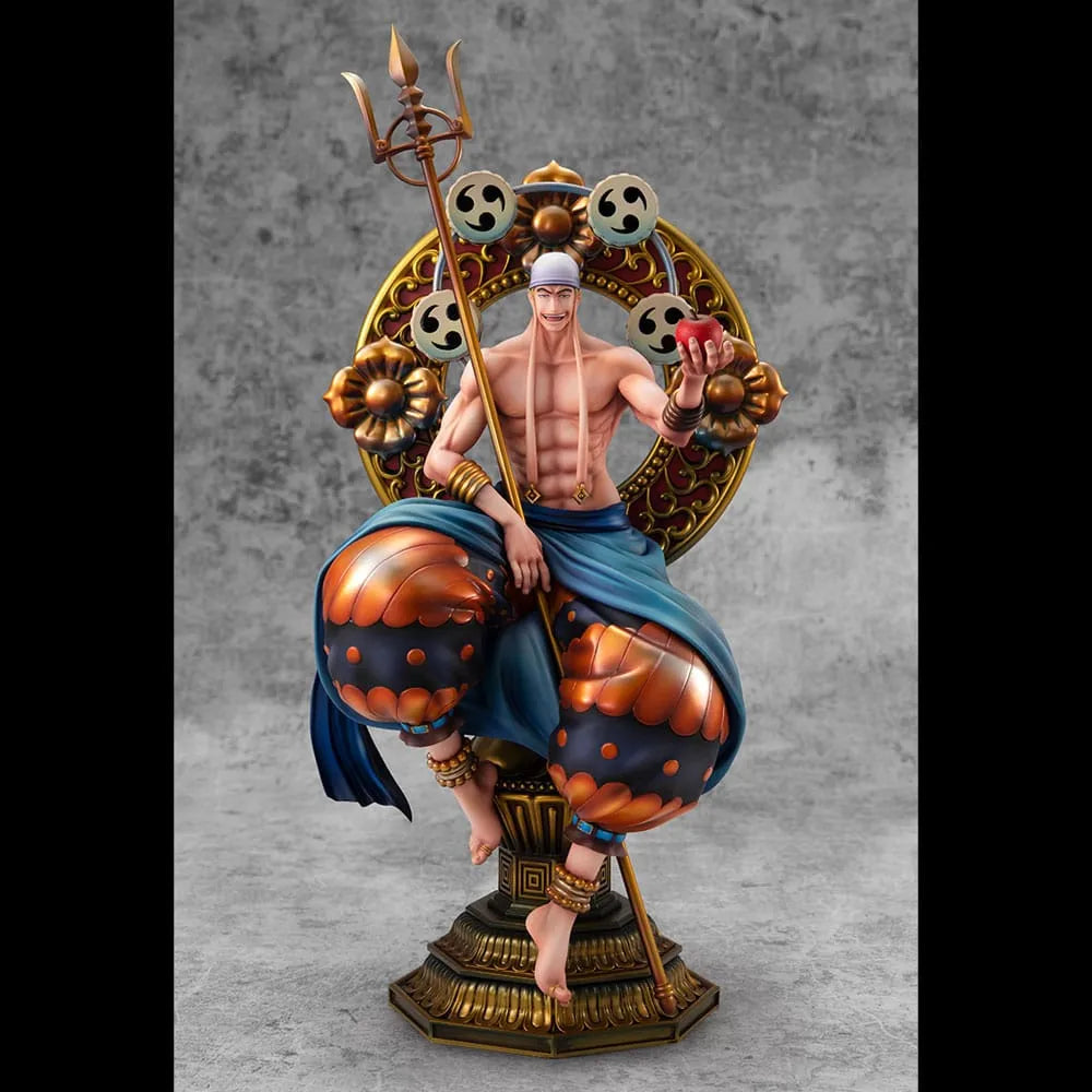 One Piece P.O.P PVC Statue Neo Maximum The Only God Of Skypiea Enel 34 Cm - One Piece Figures
