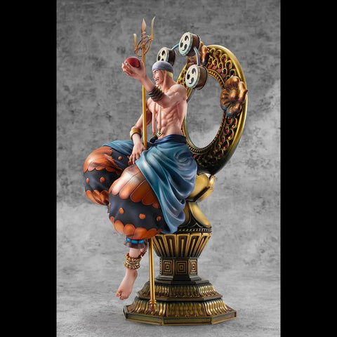One Piece P.O.P PVC Statue Neo Maximum The Only God Of Skypiea Enel 34 Cm - One Piece Figures