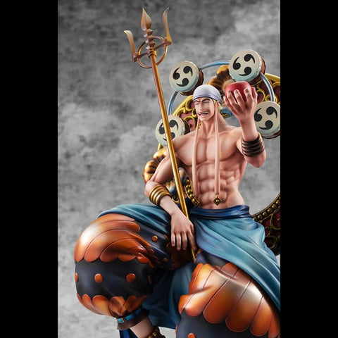 One Piece P.O.P PVC Statue Neo Maximum The Only God Of Skypiea Enel 34 Cm - One Piece Figures