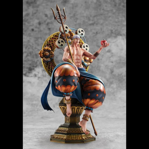 One Piece P.O.P PVC Statue Neo Maximum The Only God Of Skypiea Enel 34 Cm - One Piece Figures