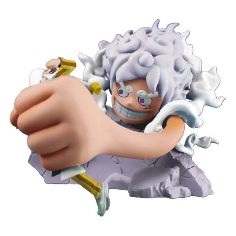 One Piece Petitrama PVC Mini Statue Logbox Re Birth Egghead Set 9 Cm - One Piece Figures