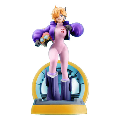 One Piece Petitrama PVC Mini Statue Logbox Re Birth Egghead Set 9 Cm - One Piece Figures