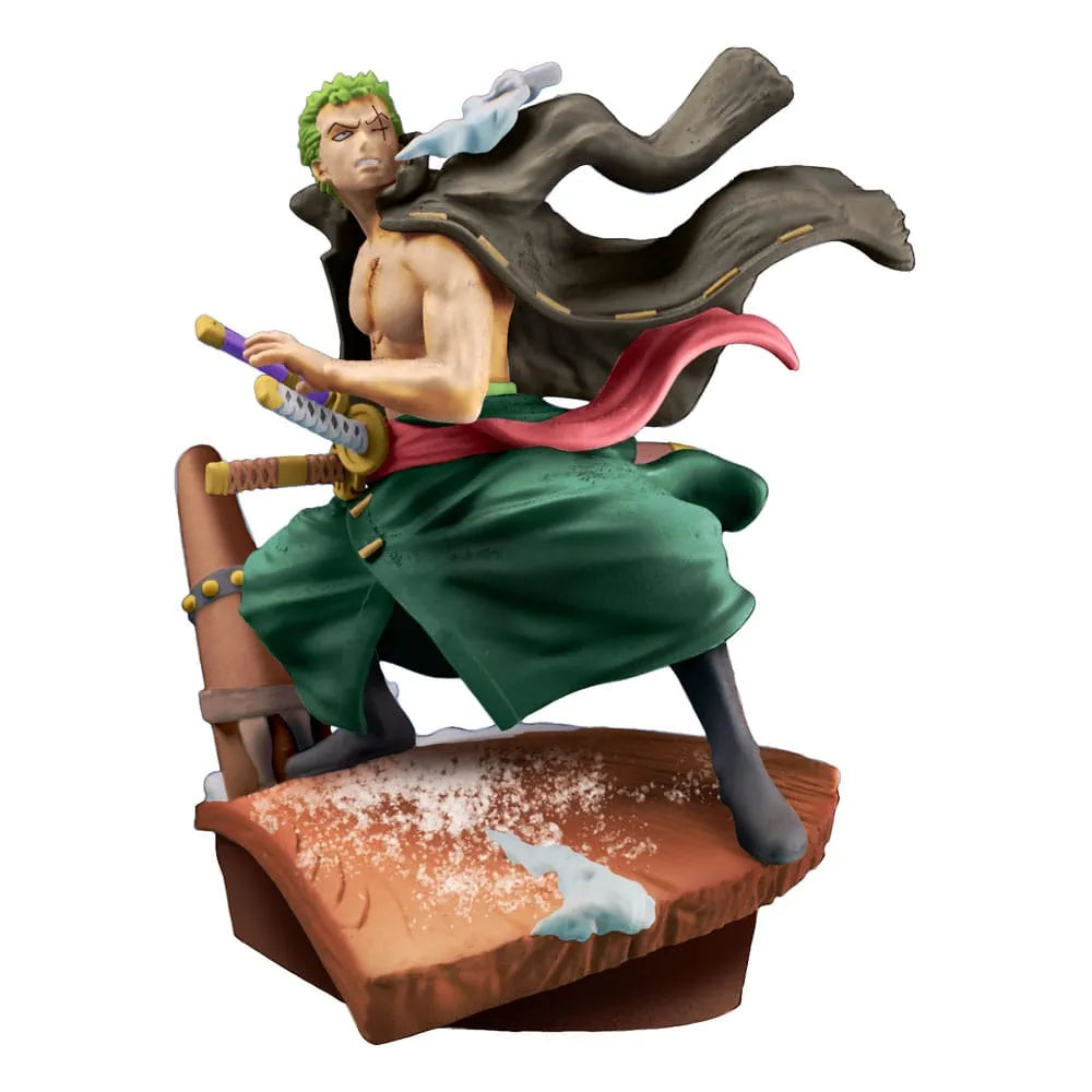 One Piece Petitrama PVC Mini Statue Logbox Re Birth Egghead Set 9 Cm - One Piece Figures