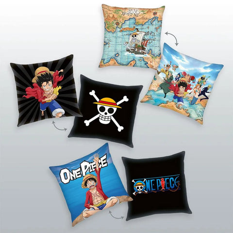 One Piece Pillows 3-Pack Characters 40 X 40 Cm - One Piece Figures
