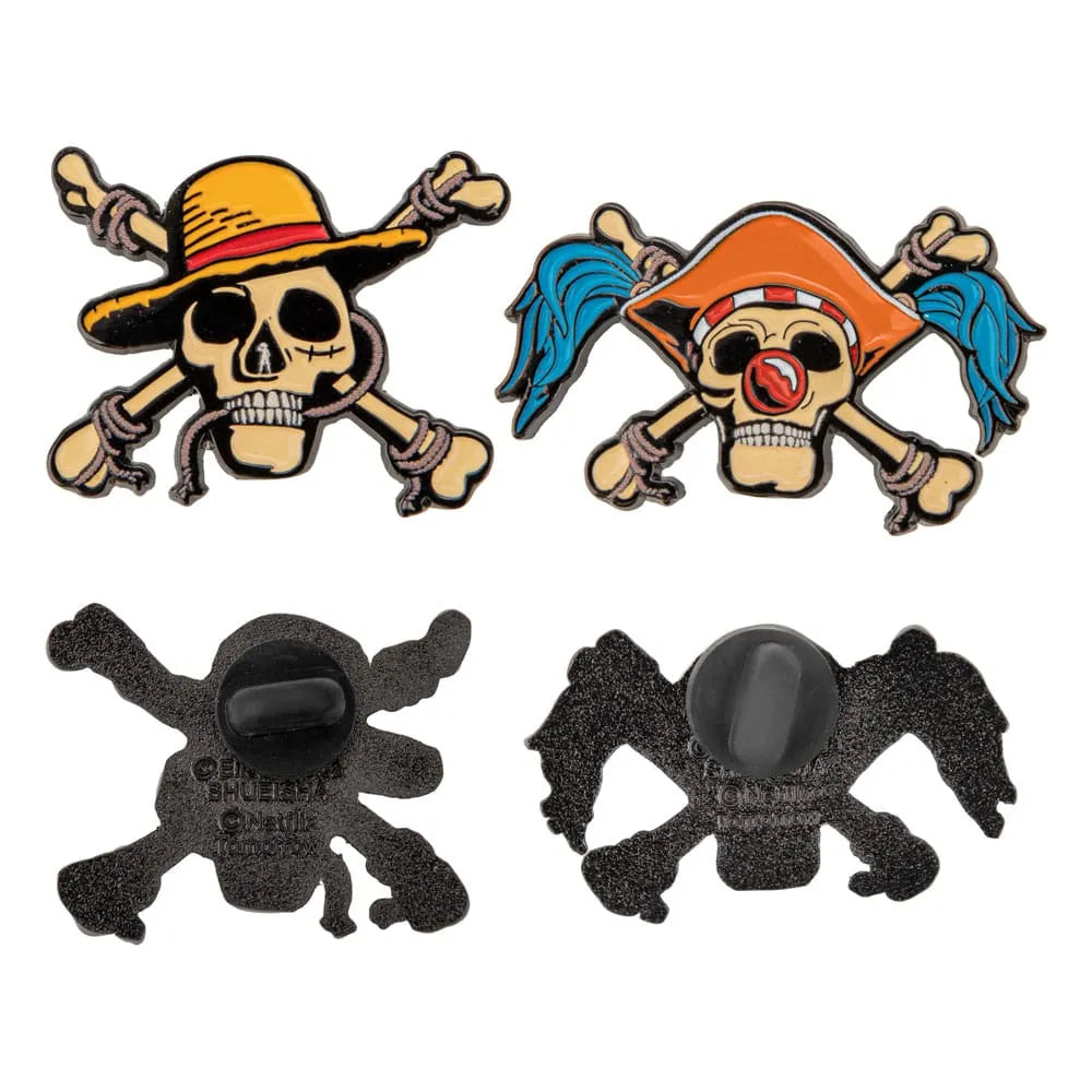 One Piece Pins 2-Pack Luffy & Buggy - One Piece Figures