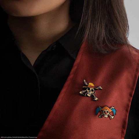 One Piece Pins 2-Pack Luffy & Buggy - One Piece Figures