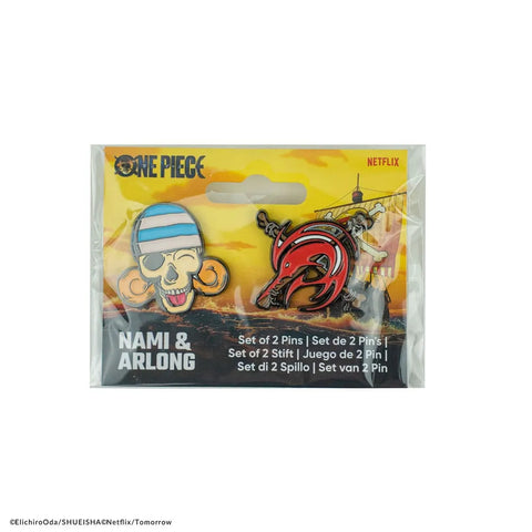 One Piece Pins 2-Pack Nami & Arlong - One Piece Figures