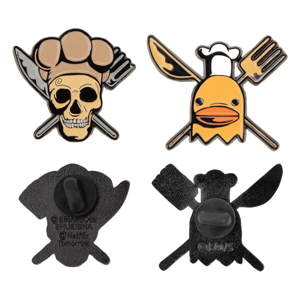 One Piece Pins 2-Pack Sanji & Zeff - One Piece Figures