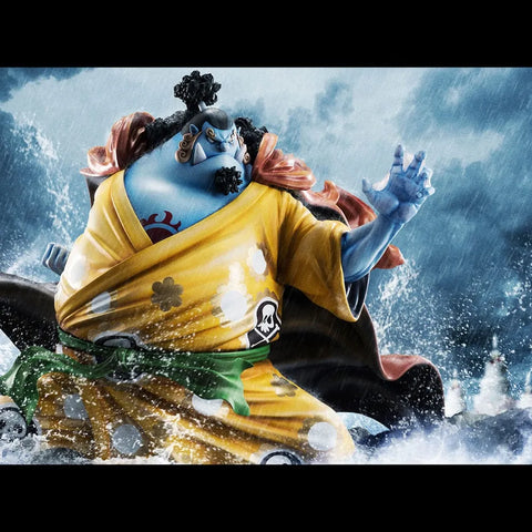 One Piece Portrait Of Pirates SA-MAXIMUM PVC Statue Knight Of The Sea Jinbe Limited Reprint 25 Cm - One Piece Figures