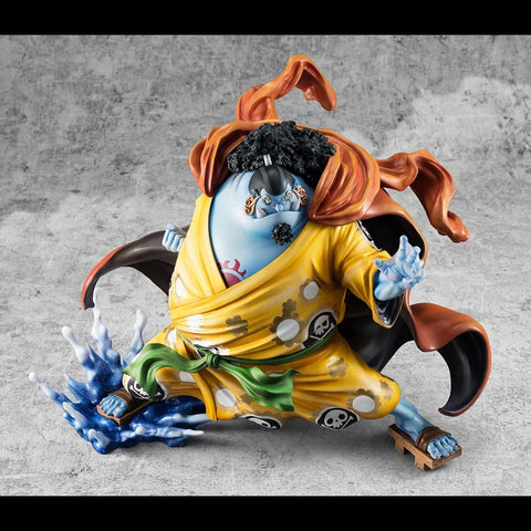 One Piece Portrait Of Pirates SA-MAXIMUM PVC Statue Knight Of The Sea Jinbe Limited Reprint 25 Cm - One Piece Figures