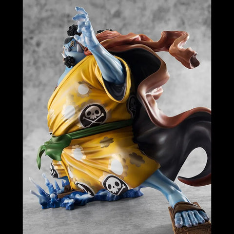 One Piece Portrait Of Pirates SA-MAXIMUM PVC Statue Knight Of The Sea Jinbe Limited Reprint 25 Cm - One Piece Figures